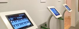 iPads in the art gallery